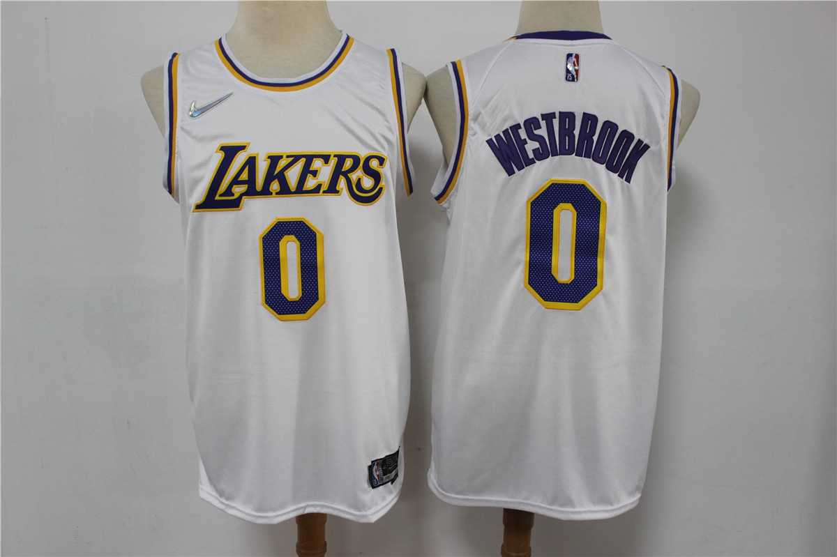 Lakers 0 Russell Westbrook White Nike Diamond 75th Anniversary Swingman Jersey,We sell and wholesale Lakers 0 Russell Westbrook White Nike Diamond 75th Anniversary Swingman Jersey on line form chian!
